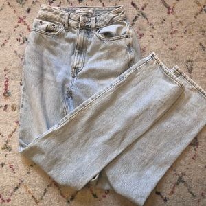 Pacsun 90’s boyfriend jeans, light blue, size 23 waist (xs)